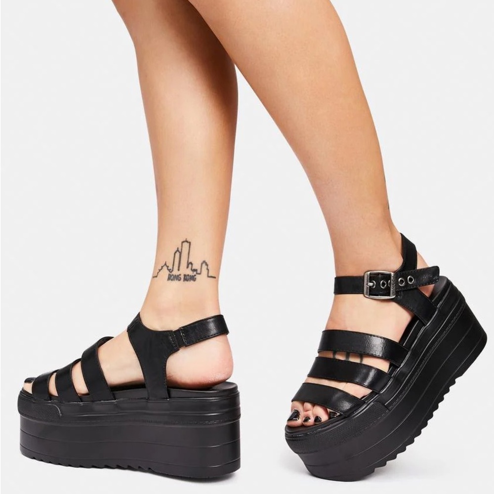 Lamoda See You Again Platform Sandals Size 7